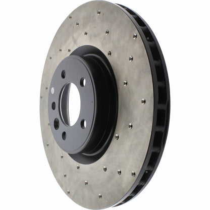 StopTech Sport Cryo Cross Drilled Brake Rotor; Rear Left