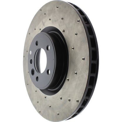 StopTech Sport Cryo Cross Drilled Brake Rotor; Rear Left