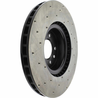 StopTech Sport Cryo Cross Drilled Brake Rotor; Rear Left