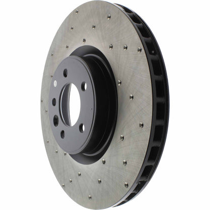 StopTech Sport Cryo Cross Drilled Brake Rotor; Rear Right