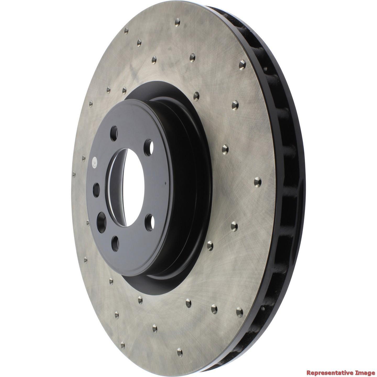 StopTech 2018 Land Rover Range Rover Cross Drilled Front Left Rotor 128.22032L