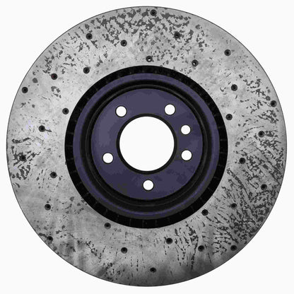 StopTech 2018 Land Rover Range Rover Cross Drilled Front Right Rotor 128.22032R