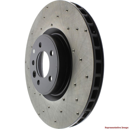 StopTech 2018 Land Rover Range Rover Cross Drilled Front Right Rotor 128.22032R