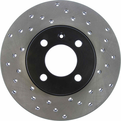 StopTech Sport Cryo Cross Drilled Brake Rotor; Rear Right