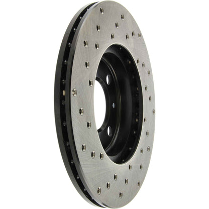 StopTech Sport Cryo Cross Drilled Brake Rotor; Rear Right