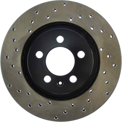 StopTech Sport Cryo Cross Drilled Brake Rotor; Front Left
