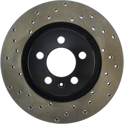 StopTech Sport Cryo Cross Drilled Brake Rotor; Front Left