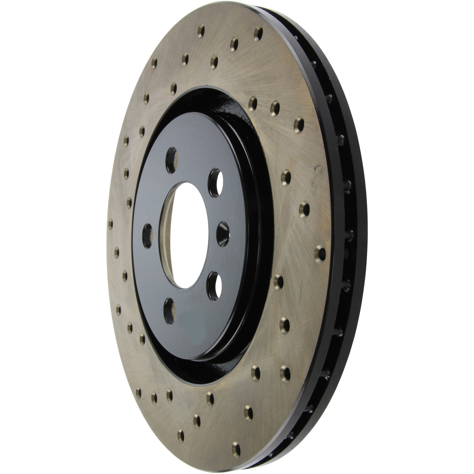 StopTech Sport Cryo Cross Drilled Brake Rotor; Front Left