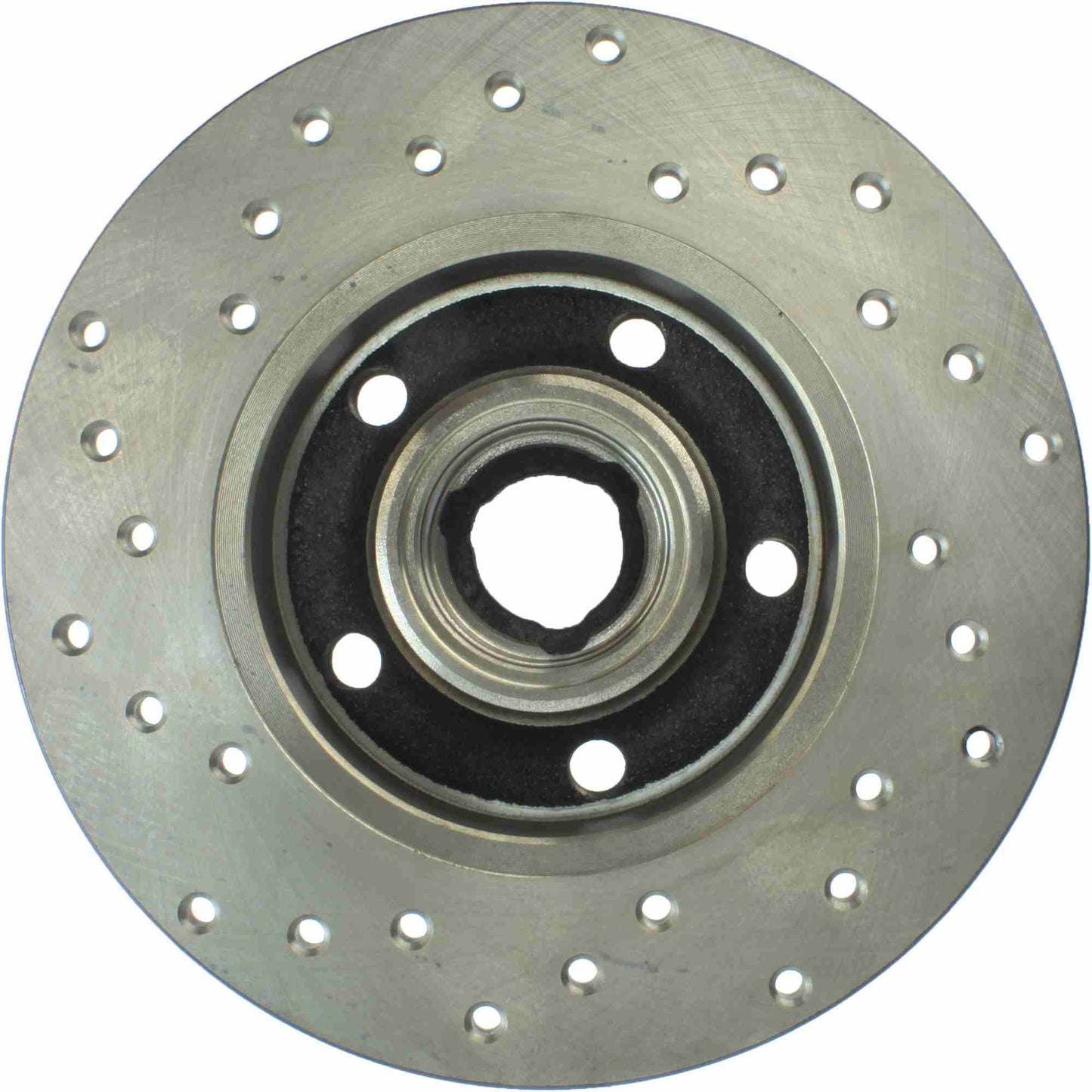 StopTech Sport Cryo Cross Drilled Brake Rotor; Front Right
