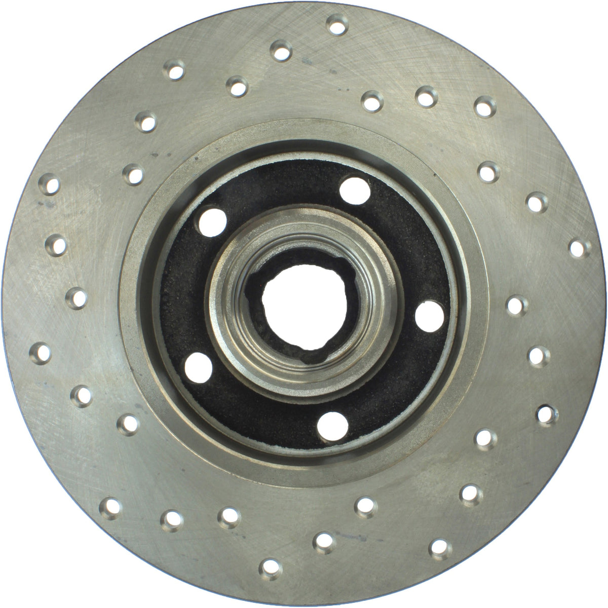 StopTech Sport Cryo Cross Drilled Brake Rotor; Front Right