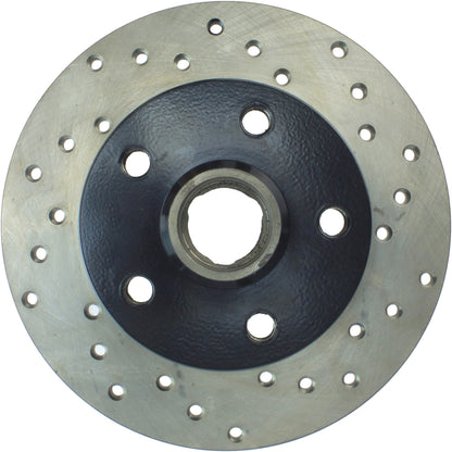 StopTech Sport Cryo Cross Drilled Brake Rotor; Front Right