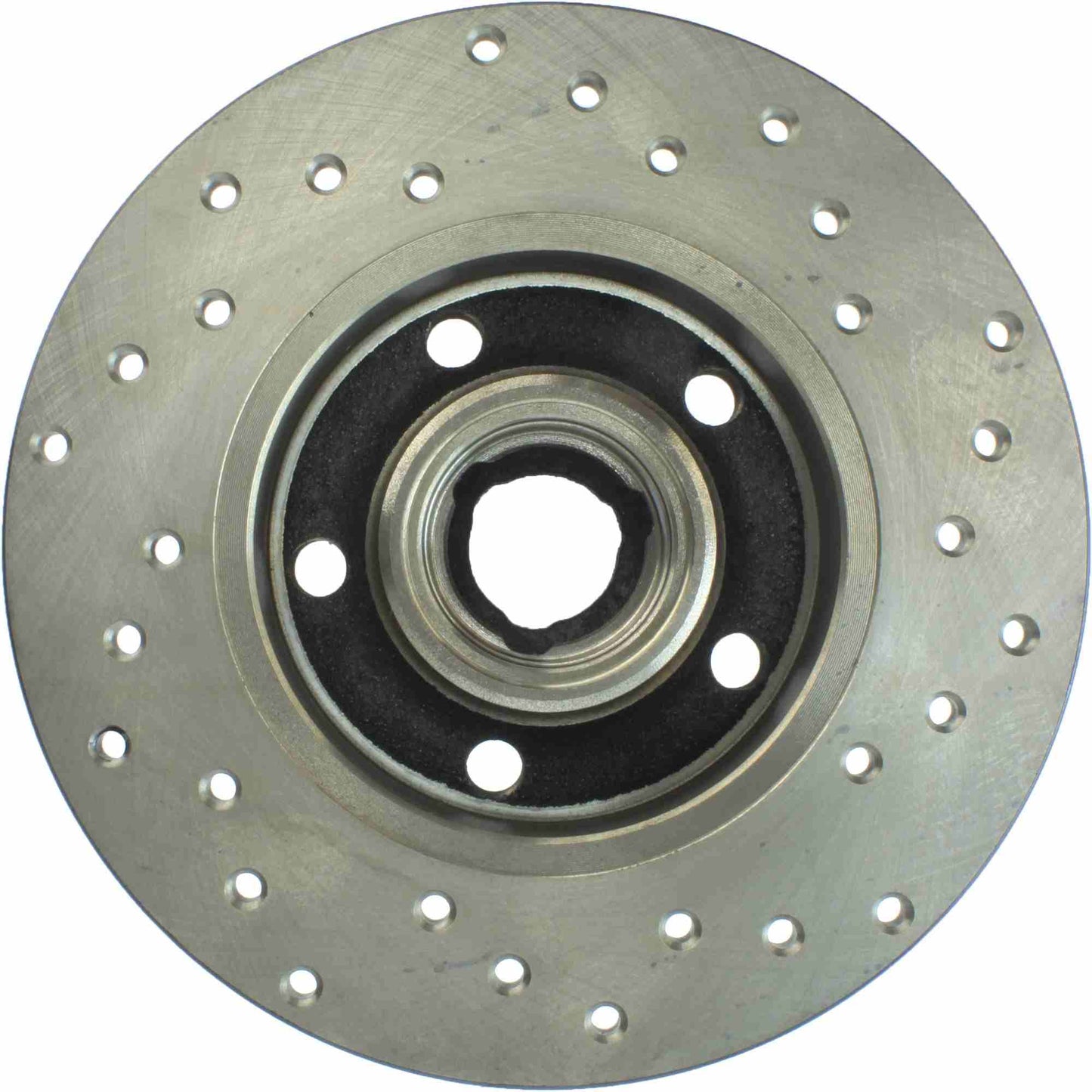 StopTech Sport Cryo Cross Drilled Brake Rotor; Rear Left
