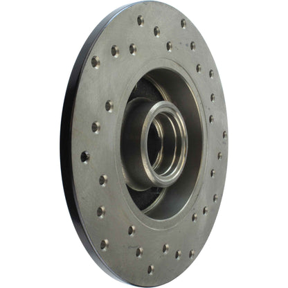 StopTech Sport Cryo Cross Drilled Brake Rotor; Rear Left