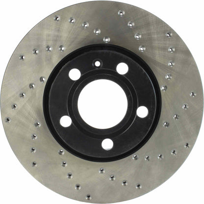 StopTech Sport Cryo Cross Drilled Brake Rotor; Front Right
