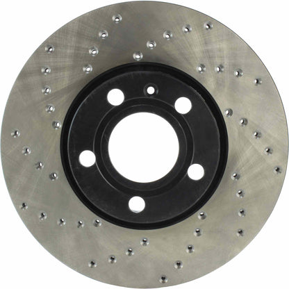 StopTech Sport Cryo Cross Drilled Brake Rotor; Front Left
