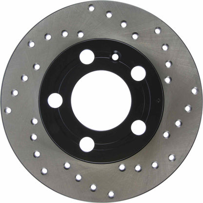 StopTech Sport Cryo Cross Drilled Brake Rotor; Rear Right
