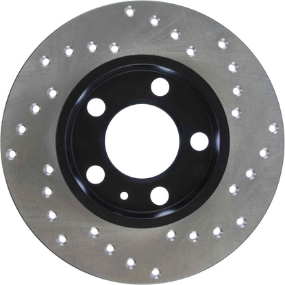 StopTech Sport Cryo Cross Drilled Brake Rotor; Rear Left