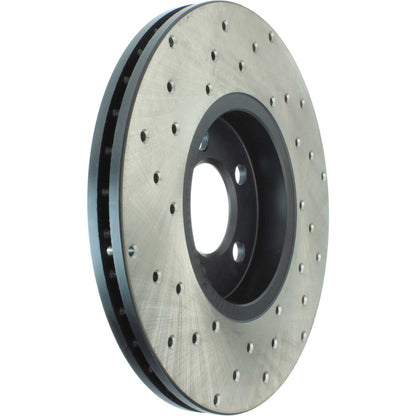 StopTech Sport Cryo Cross Drilled Brake Rotor; Front Right