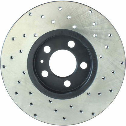 StopTech Sport Cryo Cross Drilled Brake Rotor; Rear Left