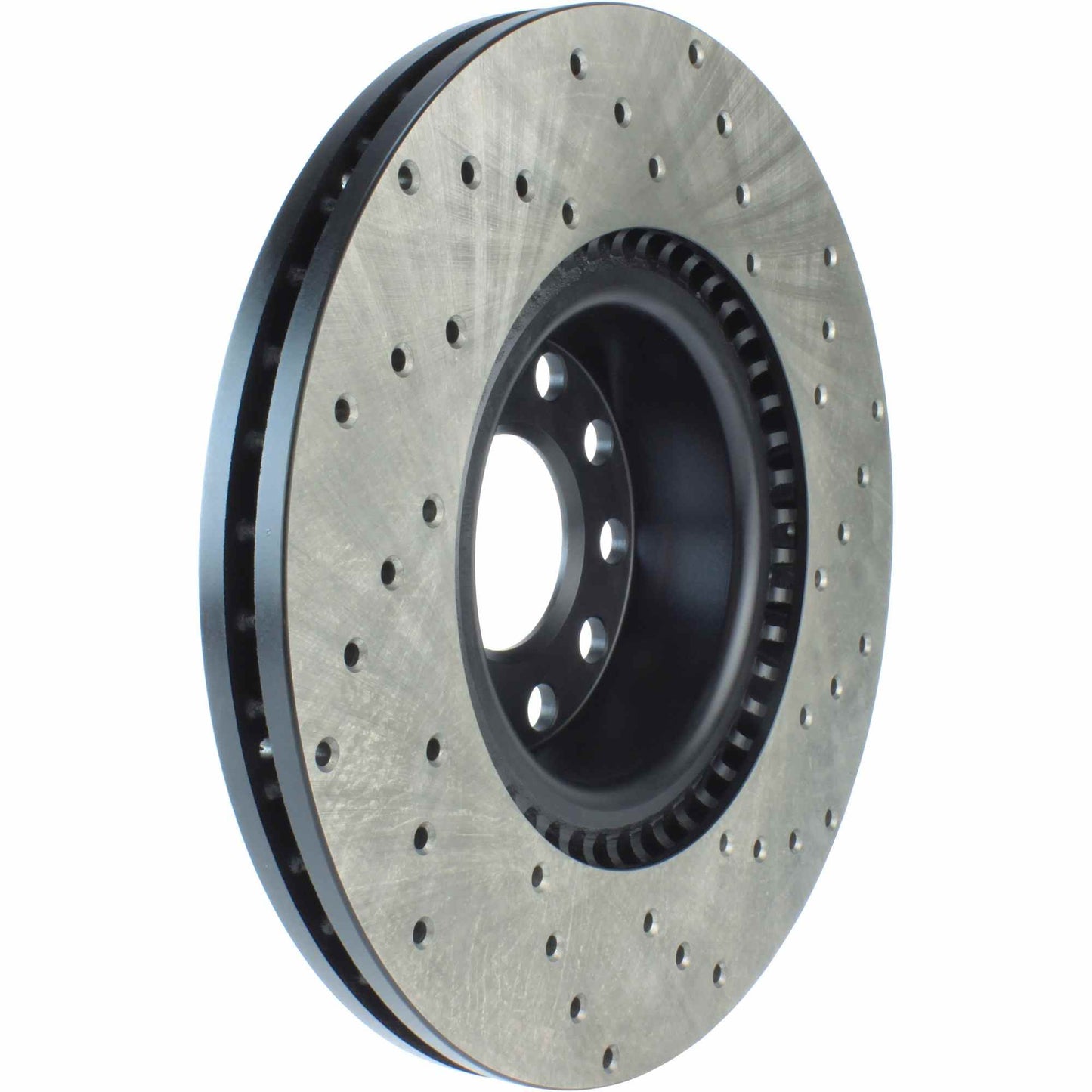 StopTech Sport Cryo Cross Drilled Brake Rotor; Front Left