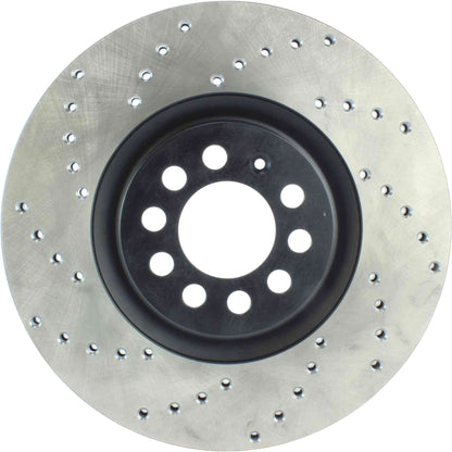 StopTech Sport Cryo Cross Drilled Brake Rotor; Rear Left