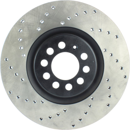 StopTech Sport Cryo Cross Drilled Brake Rotor; Rear Left
