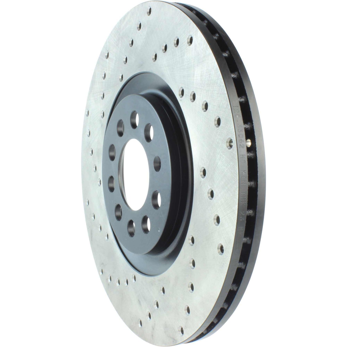 StopTech Sport Cryo Cross Drilled Brake Rotor; Front Left