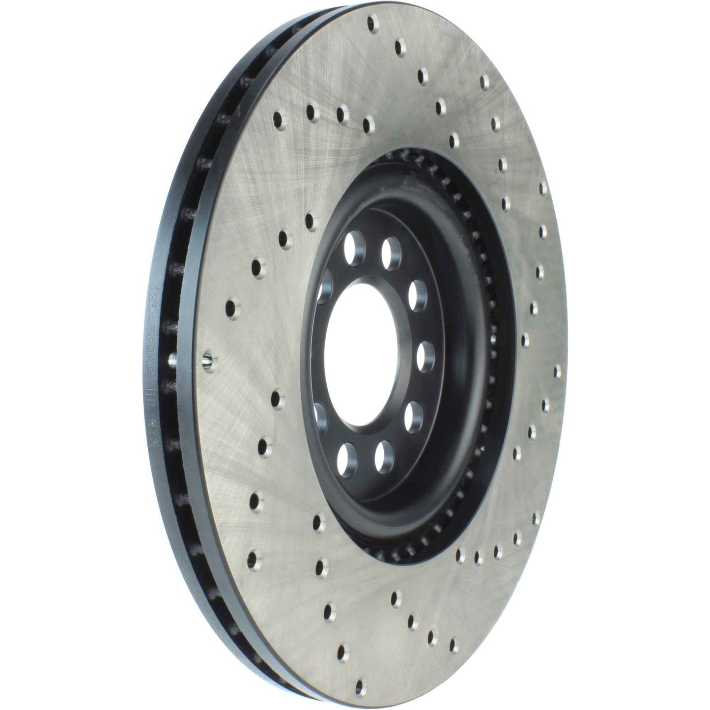 StopTech Sport Cryo Cross Drilled Brake Rotor; Front Left
