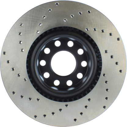 StopTech Sport Cryo Cross Drilled Brake Rotor; Front Right