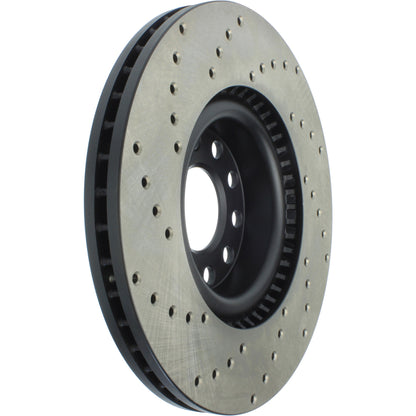 StopTech Sport Cryo Cross Drilled Brake Rotor; Front Right
