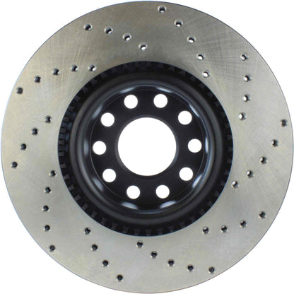 StopTech Sport Cryo Cross Drilled Brake Rotor; Rear Left