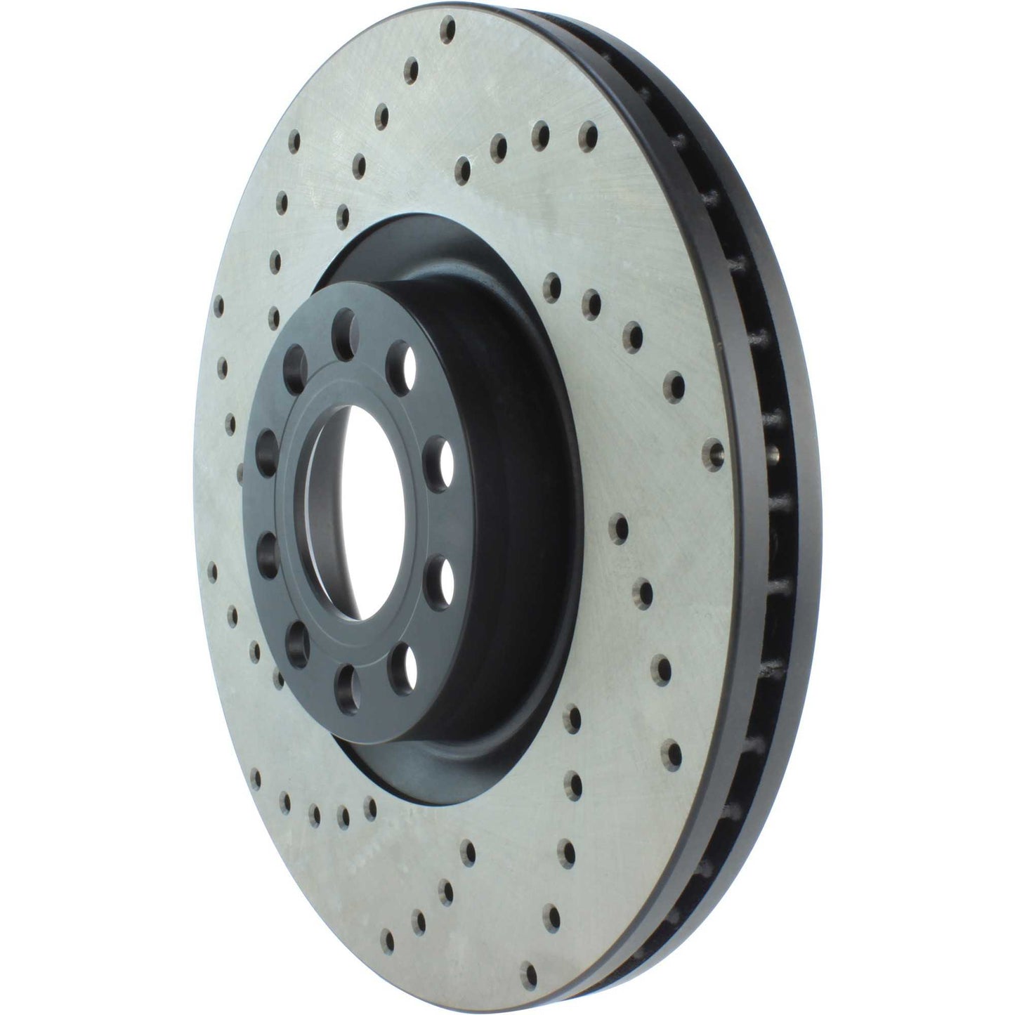 StopTech Sport Cryo Cross Drilled Brake Rotor; Rear Left