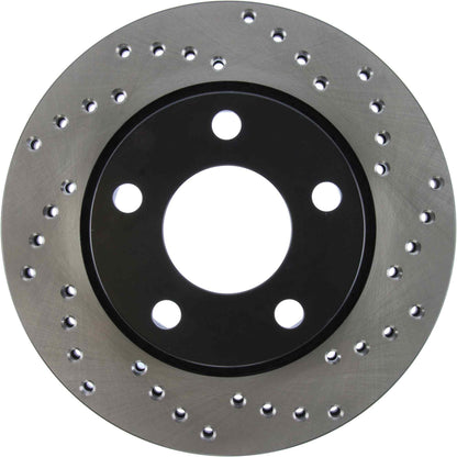 StopTech 2/99-02 Audi S4 Drilled Left Rear Rotor 128.33067L
