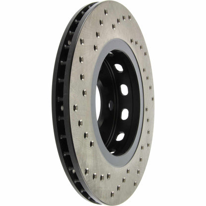 StopTech 2/99-02 Audi S4 Drilled Left Rear Rotor 128.33067L
