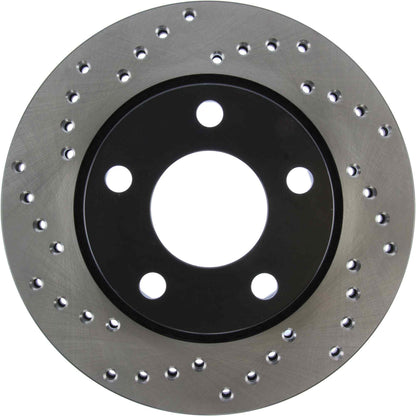 StopTech 2/99-02 Audi S4 Drilled Right Rear Rotor 128.33067R