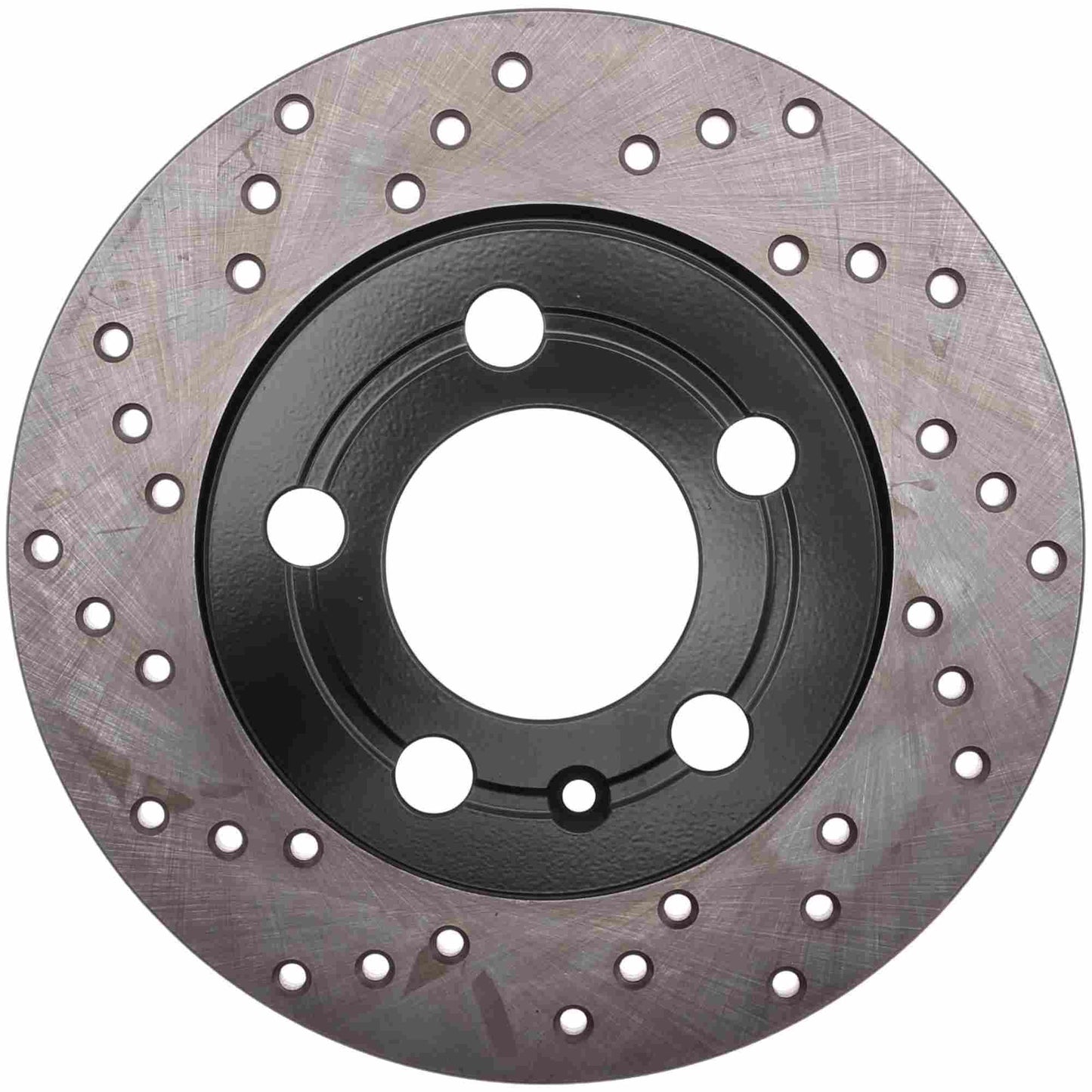 StopTech Sport Cryo Cross Drilled Brake Rotor; Front Left