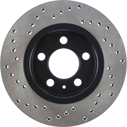 StopTech 03-06 VW Golf GTi (vented rear discs) Drilled Left Rear CRYO Rotor 128.33069CL
