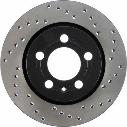 StopTech 03-06 VW Golf GTi (vented rear discs) Drilled Left Rear CRYO Rotor 128.33069CL