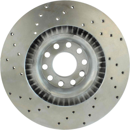 StopTech Sport Cryo Cross Drilled Brake Rotor; Rear Right
