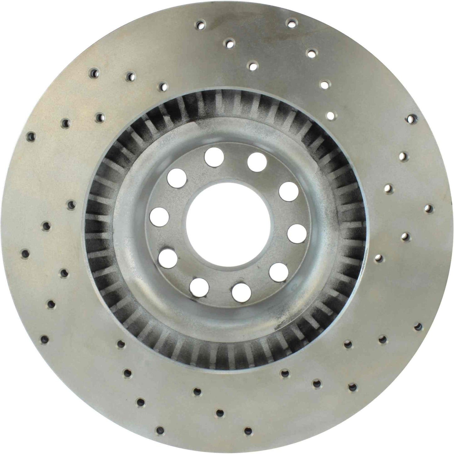 StopTech Sport Cryo Cross Drilled Brake Rotor; Front Left
