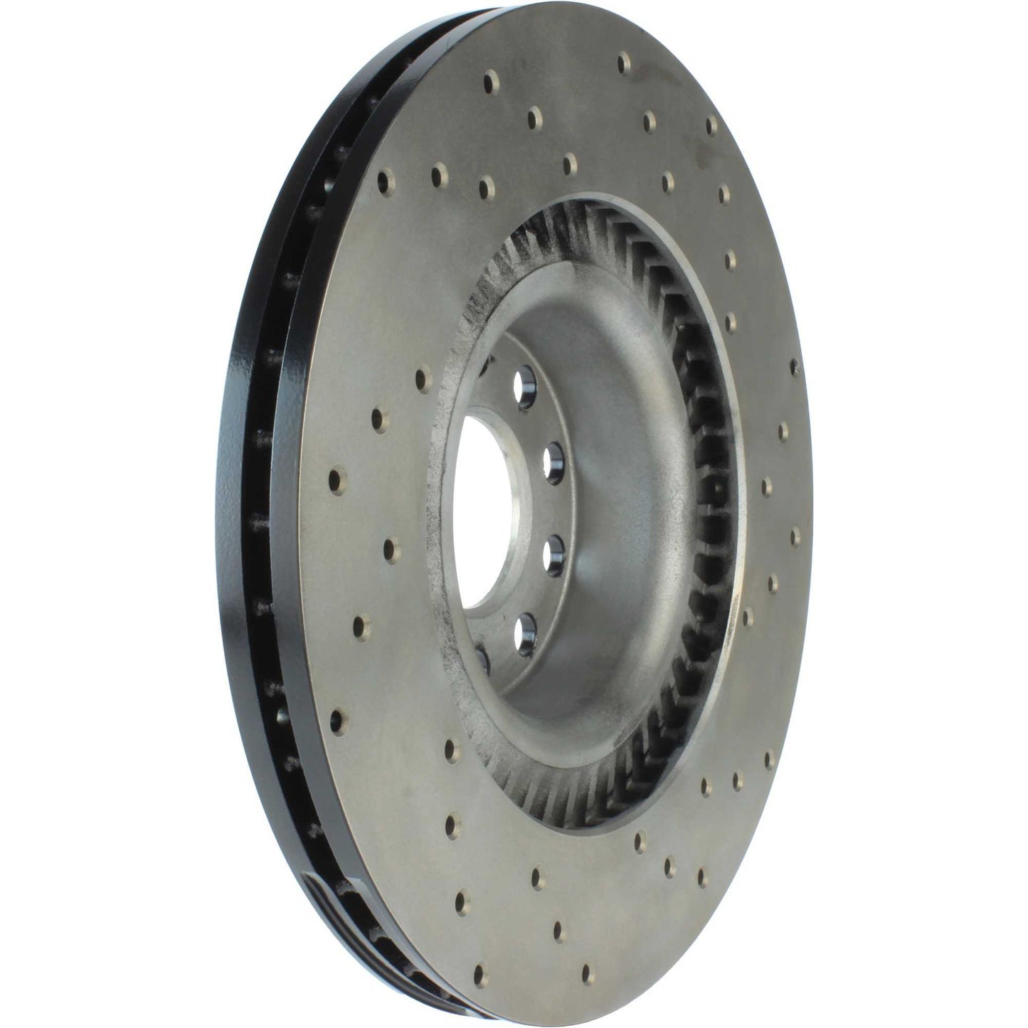 StopTech Sport Cryo Cross Drilled Brake Rotor; Front Left