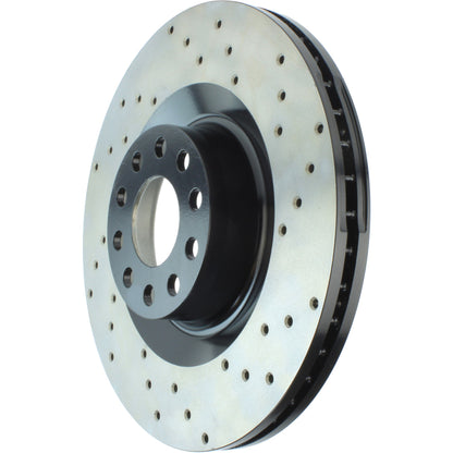 StopTech Sport Cryo Cross Drilled Brake Rotor; Front Right