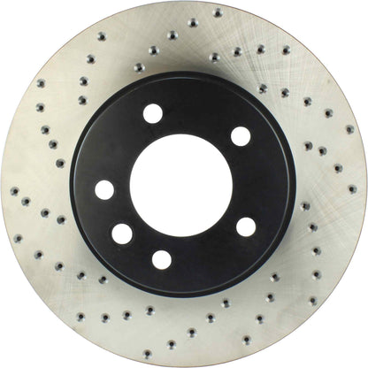 StopTech Sport Cryo Cross Drilled Brake Rotor; Front Right