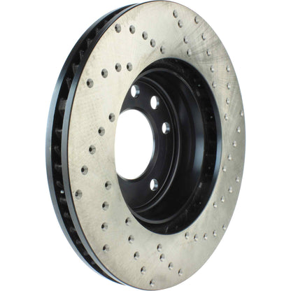 StopTech Sport Cryo Cross Drilled Brake Rotor; Front Right