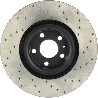StopTech Sport Cryo Cross Drilled Brake Rotor; Rear Left