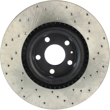 StopTech Sport Cryo Cross Drilled Brake Rotor; Rear Left