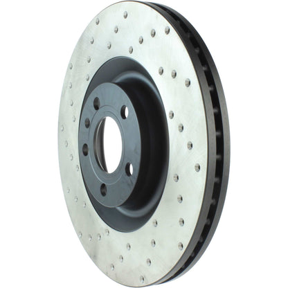 StopTech Sport Cryo Cross Drilled Brake Rotor; Rear Left