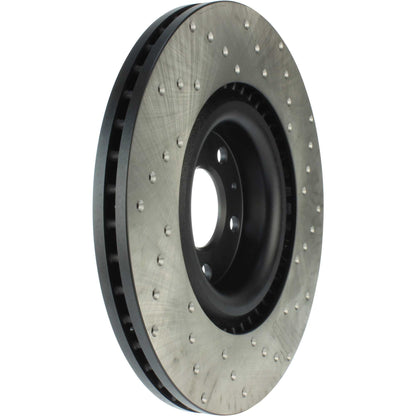 StopTech Sport Cryo Cross Drilled Brake Rotor; Rear Left