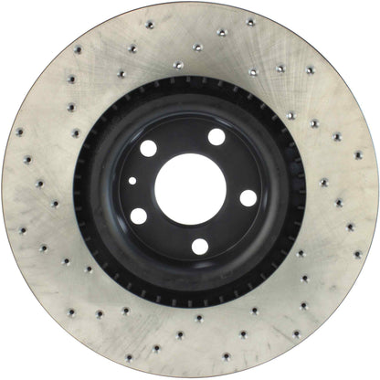 StopTech Sport Cryo Cross Drilled Brake Rotor; Rear Right
