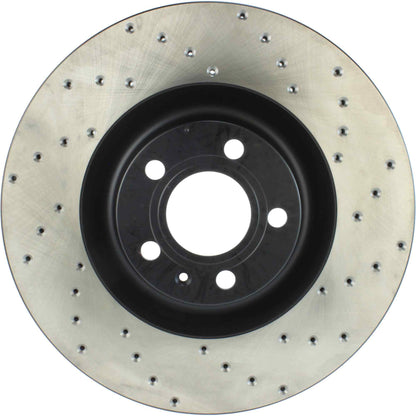 StopTech Sport Cryo Cross Drilled Brake Rotor; Rear Right